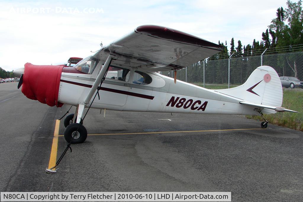N80CA, 1952 Cessna 170B C/N 20301, 1952 Cessna 170B, c/n: 20301 at Lake Hood