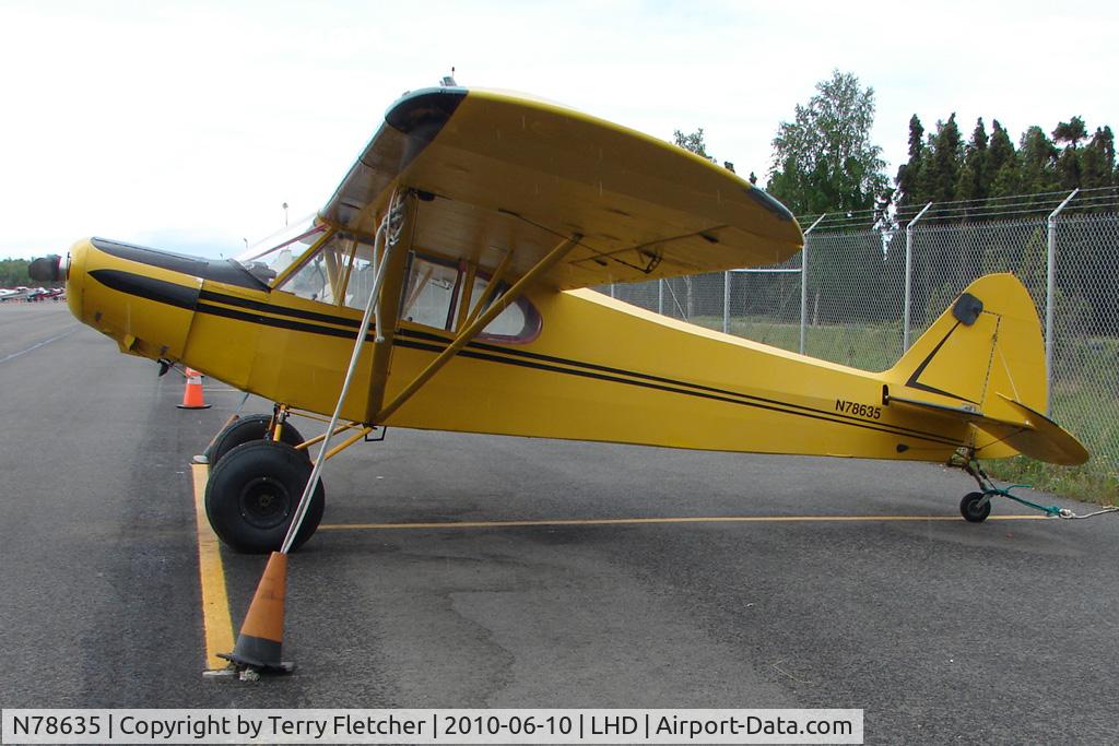 N78635, 1947 Piper PA-11 Cub Special C/N 11-1396, 1947 Piper PA-11, c/n: 11-1396 at Lake Hood