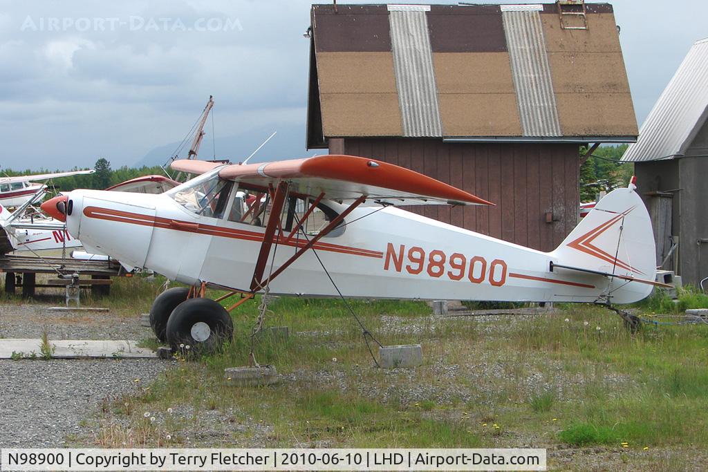 N98900, 1946 Piper PA-12 Super Cruiser C/N 12-246, 1946 Piper PA-12, c/n: 12-246 at Lake Hood