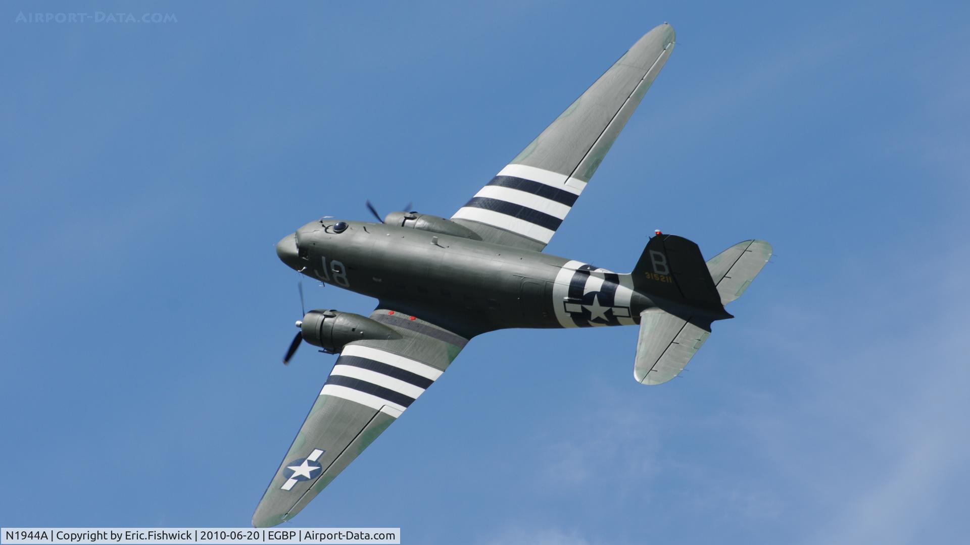N1944A, 1944 Douglas DC3C-S1C3G (C-47A) C/N 19677,  4. N1944A at The Cotswold Air Show June 2010