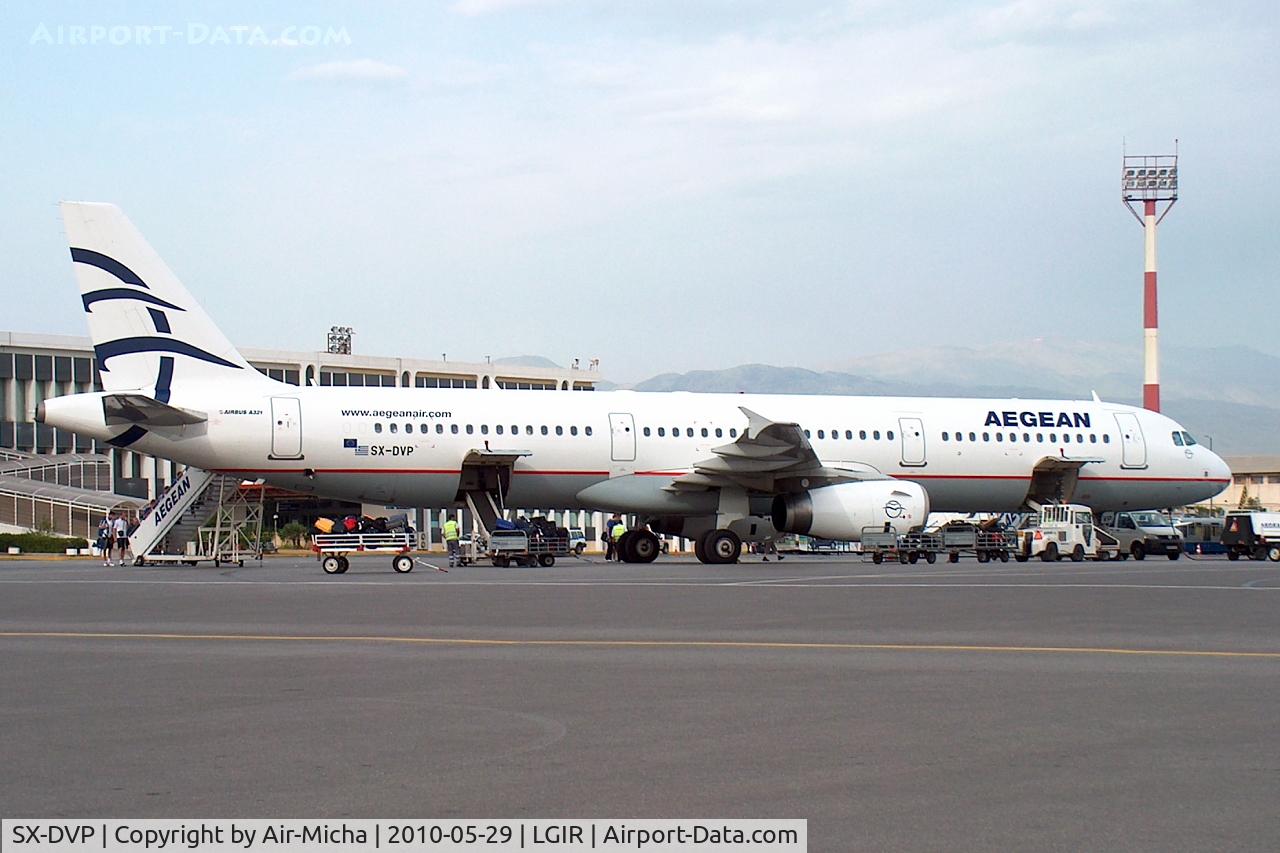 SX-DVP, 2008 Airbus A321-232 C/N 3527, Aegean Airlines, Airbus A321-231, CN: 3527
