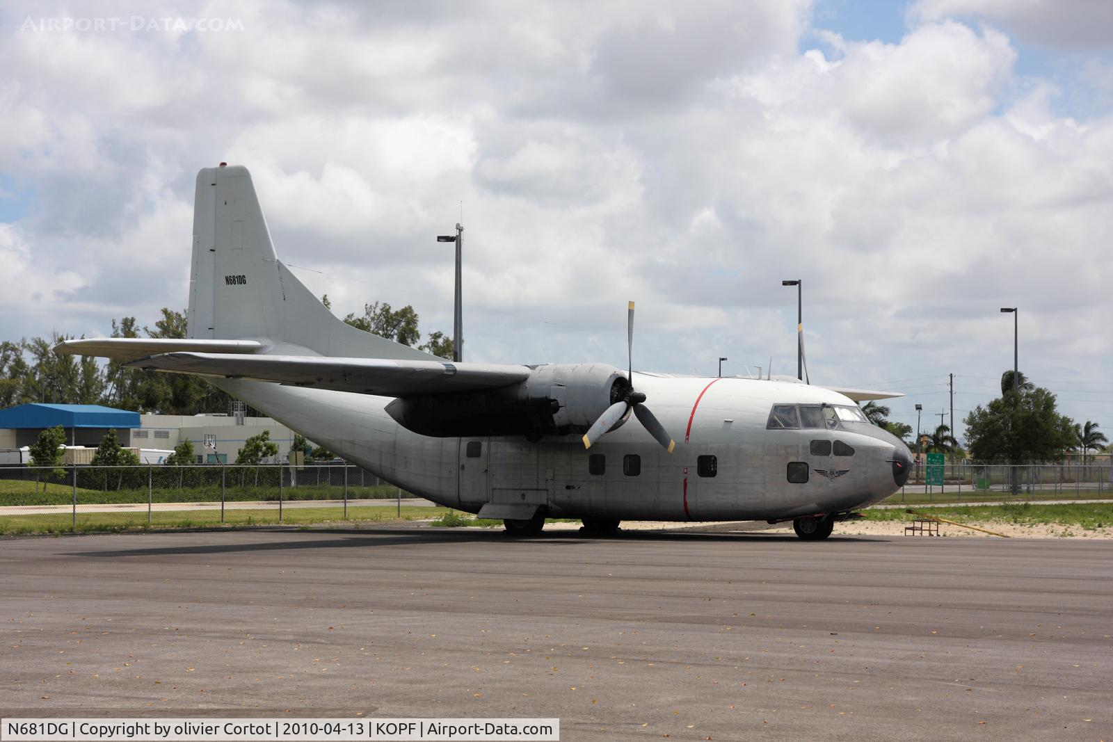 N681DG, 1954 Fairchild C-123K (C-123B Provider) C/N 20130, Opa locke Airport. Still flying ?