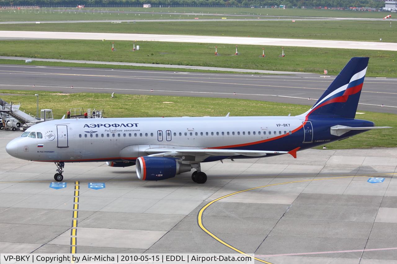 VP-BKY, 2008 Airbus A320-214 C/N 3511, Aeroflot, Airbus A320-214, CN: 3511, Aircraft Name: M. Rostropovich