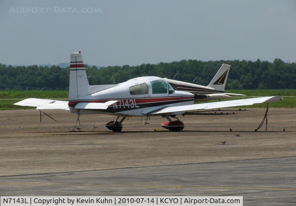 N7143L, 1973 Grumman American AA-5 Traveler C/N AA5-0443, Some Killdeer using the larger birds for shade