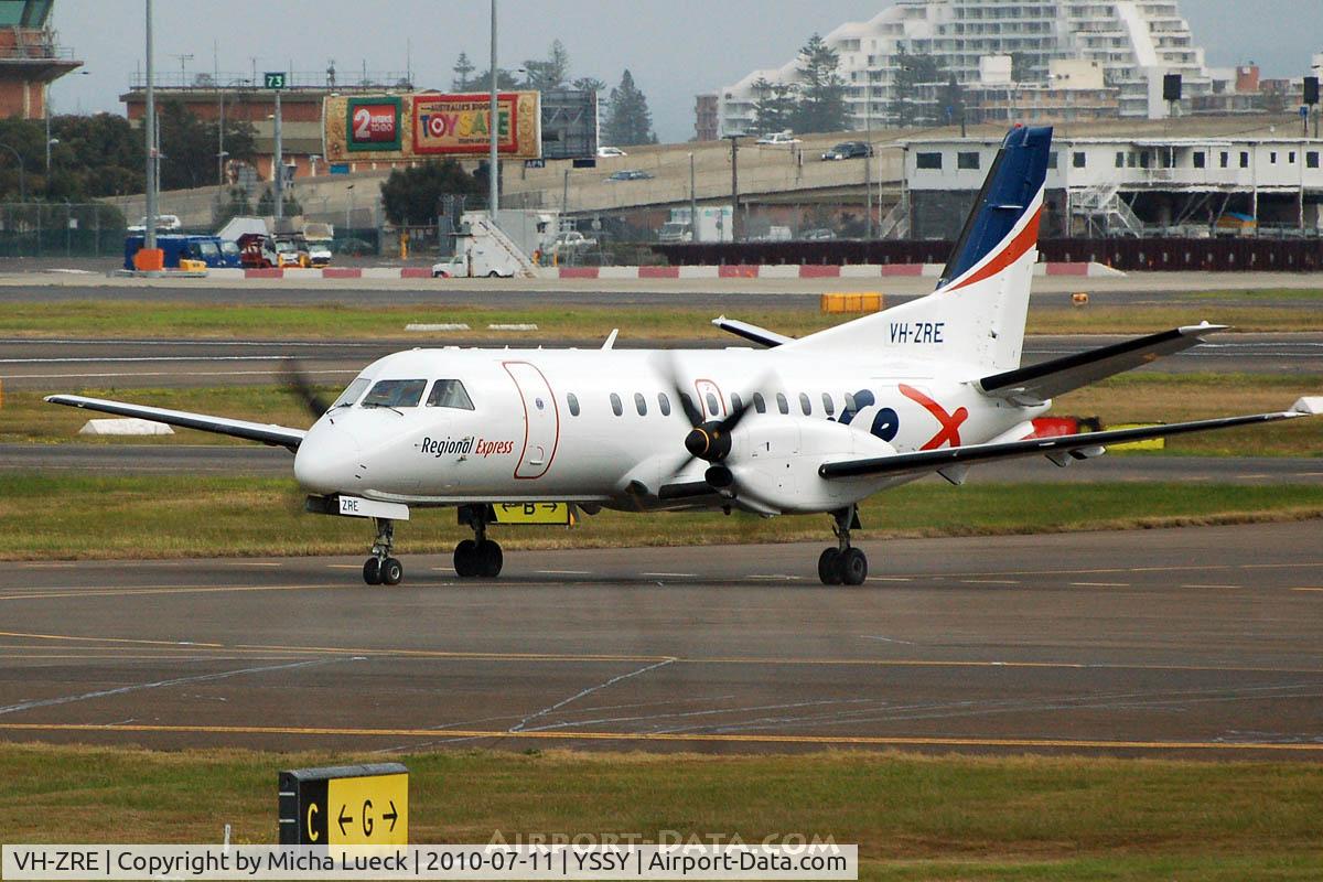 VH-ZRE, Saab 340B C/N 340B-391, At Sydney