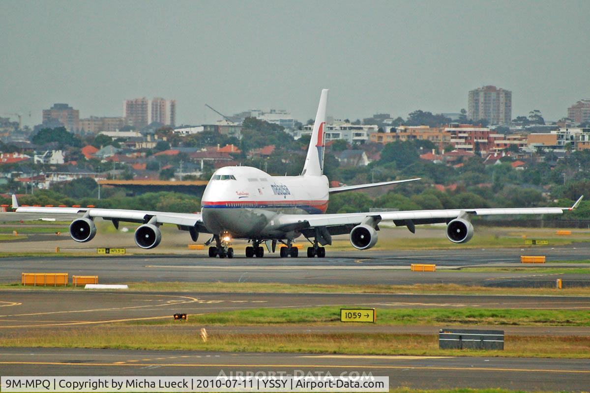 9M-MPQ, 2002 Boeing 747-4H6 C/N 29901, At Sydney