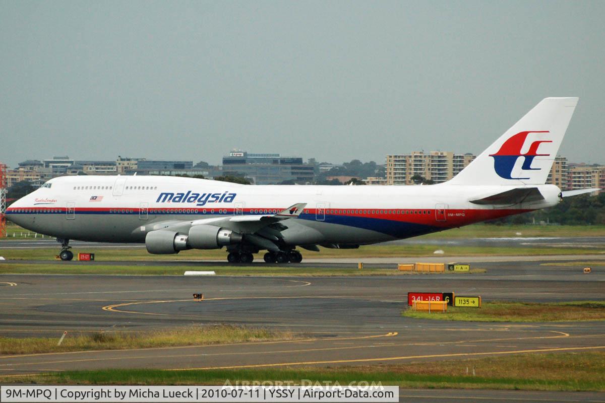 9M-MPQ, 2002 Boeing 747-4H6 C/N 29901, At Sydney