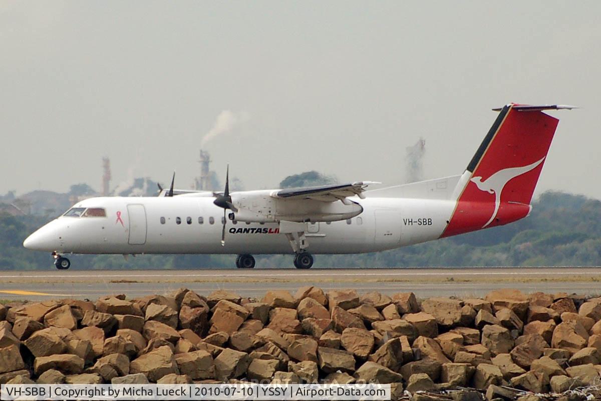 VH-SBB, 2000 De Havilland Canada DHC-8-315 Dash 8 C/N 539, At Sydney