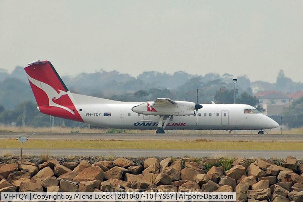 VH-TQY, 2000 De Havilland Canada DHC-8-315Q Dash 8 C/N 552, At Sydney