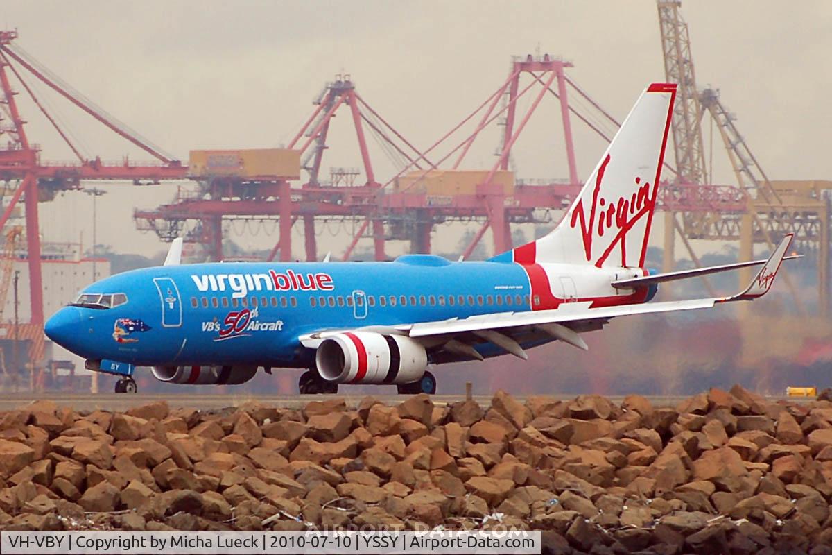 VH-VBY, 2005 Boeing 737-7FE C/N 34323, At Sydney