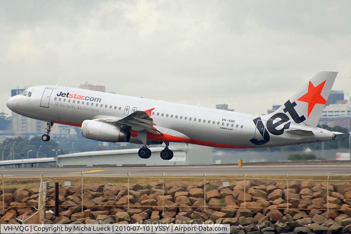 VH-VQG, 2006 Airbus A320-232 C/N 2787, At Sydney
