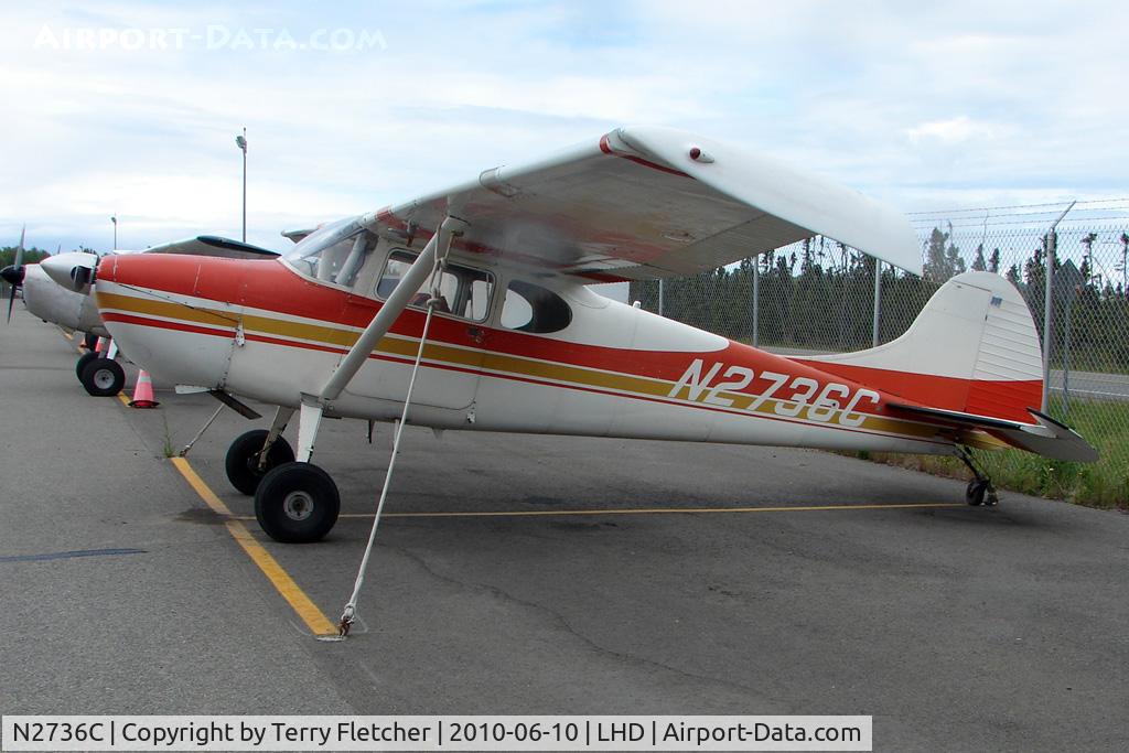 N2736C, 1954 Cessna 170B C/N 26280, 1954 Cessna 170B, c/n: 26280 at Lake Hood