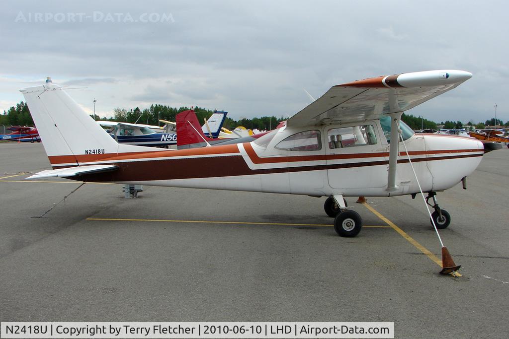 N2418U, 1963 Cessna 172D C/N 17250018, 1963 Cessna 172D, c/n: 17250018 at Lake Hood