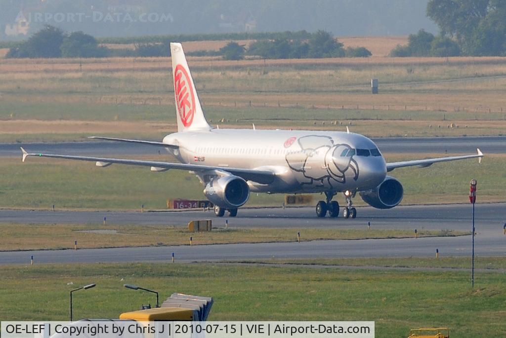 OE-LEF, 2010 Airbus A320-214 C/N 4368, This A320 is the latest addition to the NIKI fleet