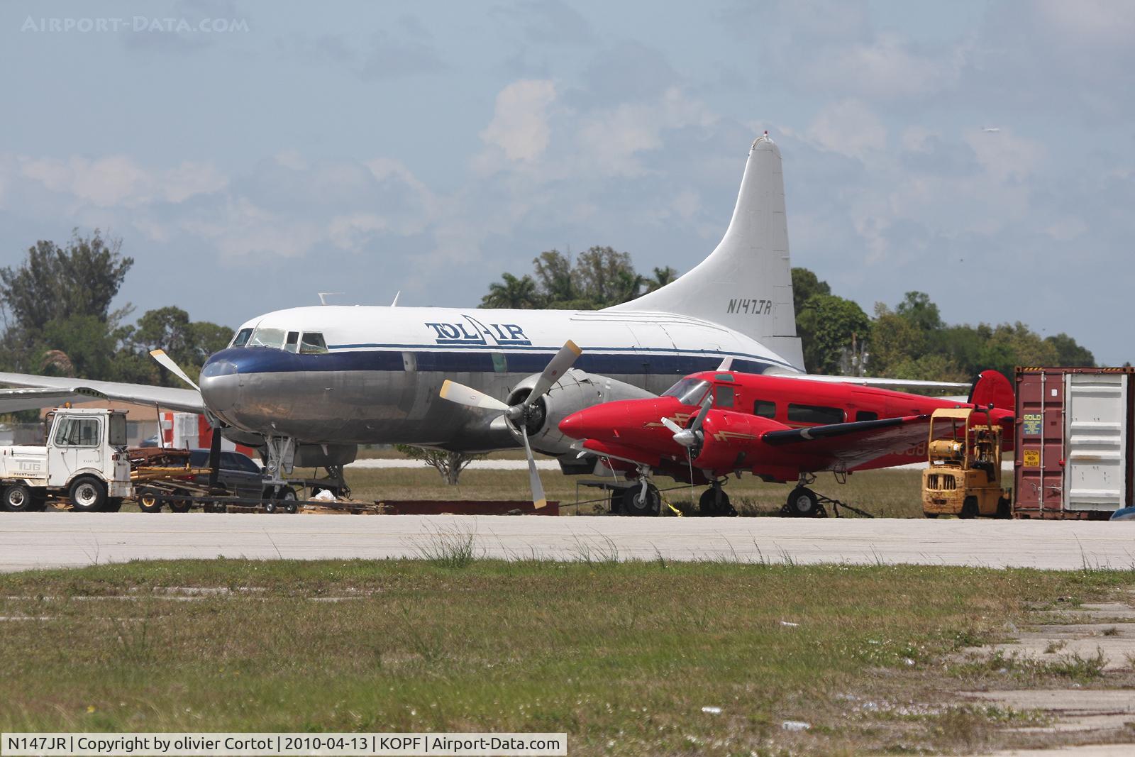 N147JR, General Dynamics Corp. 240-27 C/N 403, Opa Locka Airport