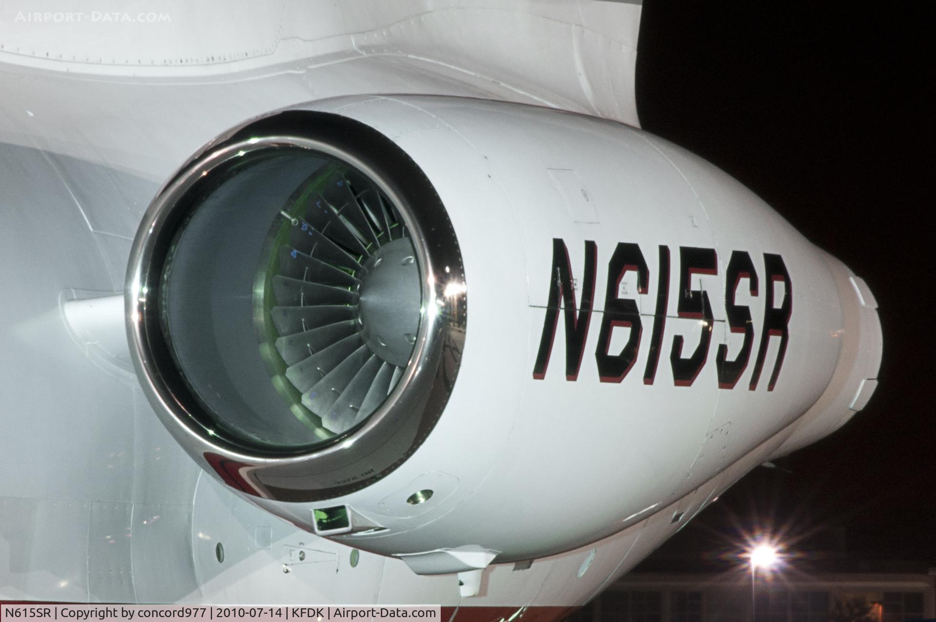 N615SR, 2000 Dassault Mystere Falcon 50 C/N 298, Seen at KFDK on 7/14/2010