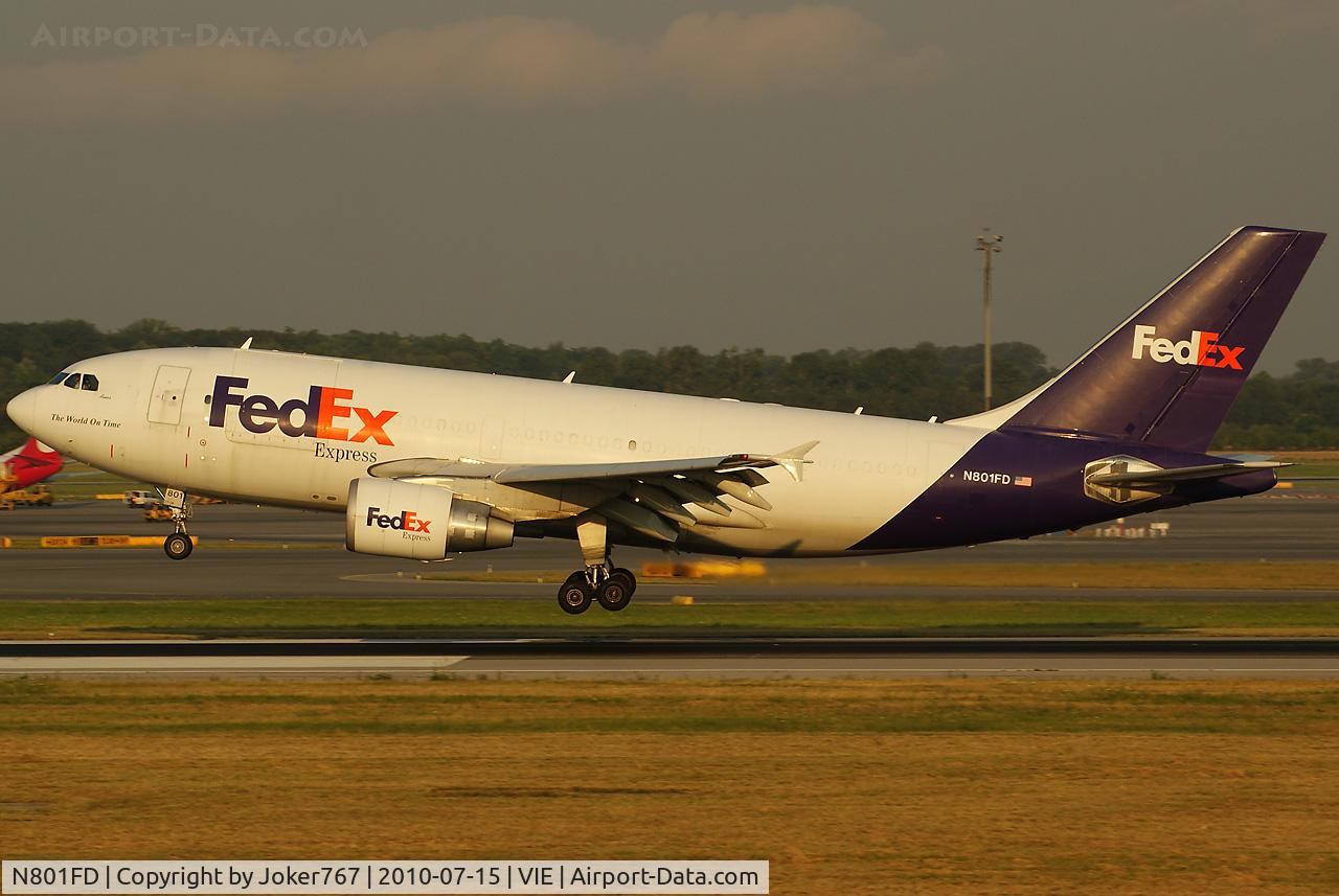 N801FD, 1990 Airbus A310-324/F C/N 539, FedEx