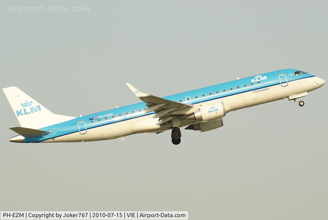 PH-EZM, 2010 Embraer 190LR (ERJ-190-100LR) C/N 19000338, KLM