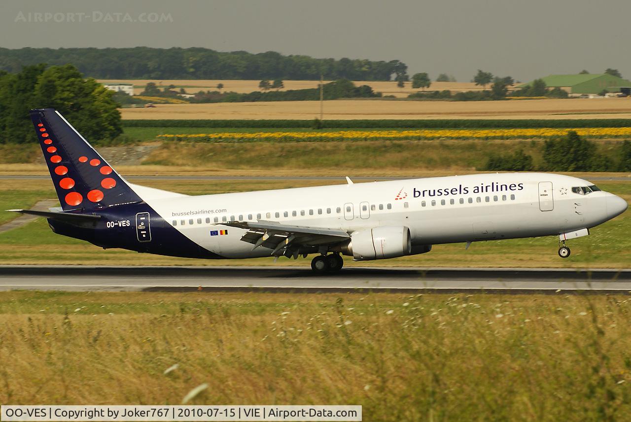OO-VES, 1996 Boeing 737-43Q C/N 28493, Brussels Airlines