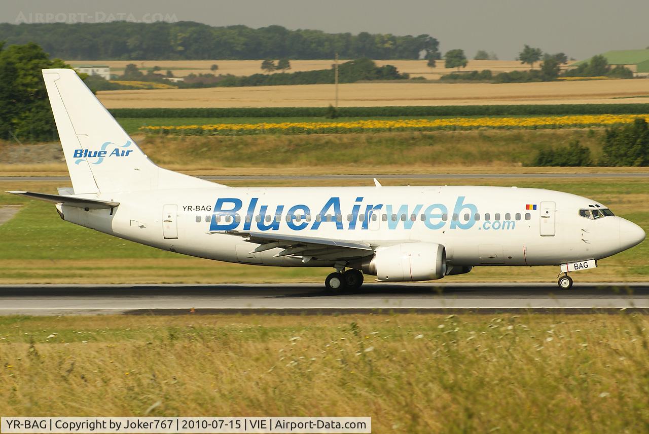 YR-BAG, 1990 Boeing 737-5L9 C/N 24778, Blue Air