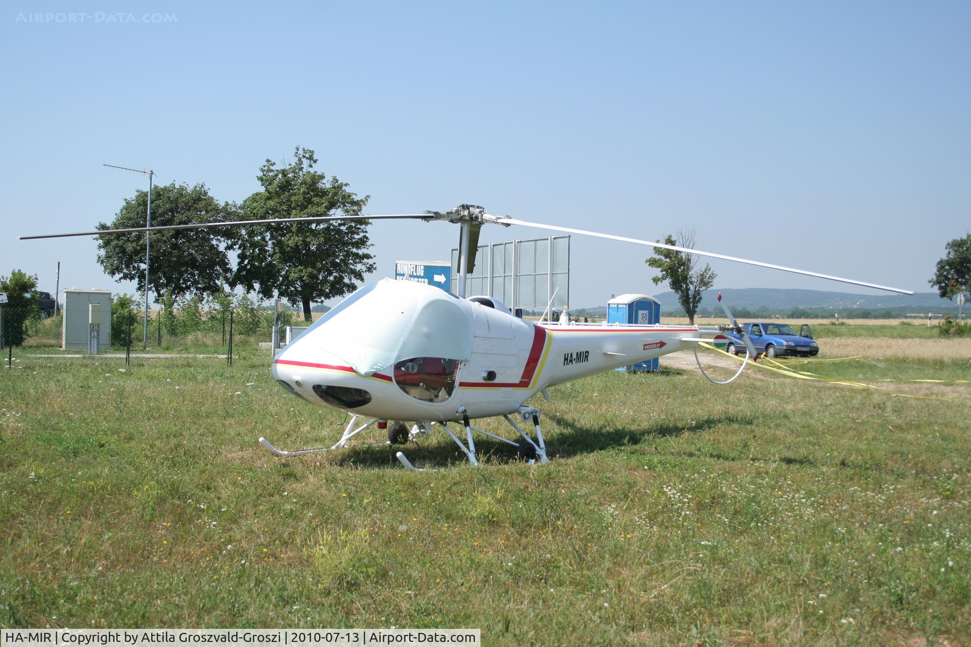 HA-MIR, 1973 Enstrom F-28C C/N 138, Aszofö off airfield and take off field-Hungary