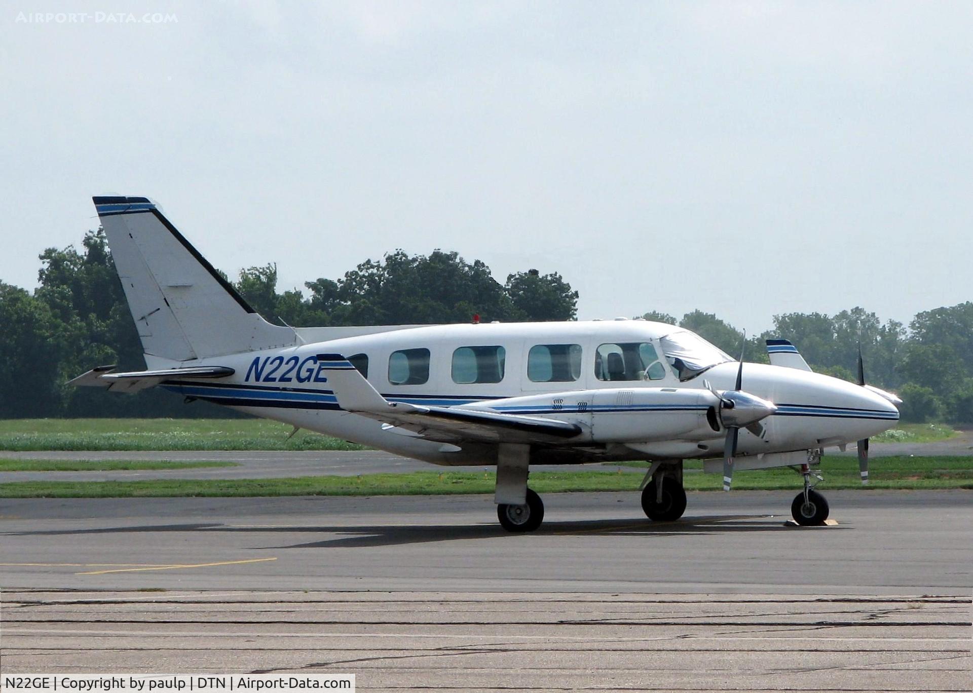 N22GE, 1977 Piper PA-31-325 Navajo C/R C/N 31-7712091, At Shreveport's Downtown Airport.
