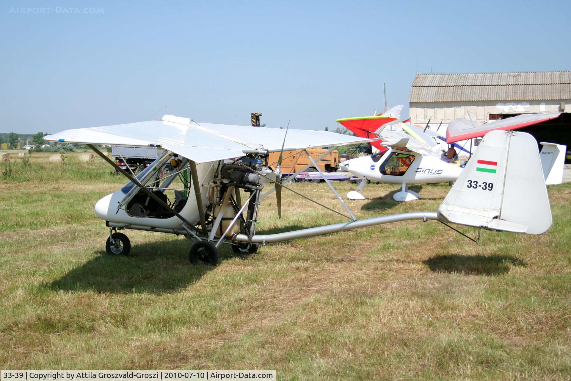 33-39, Flylab S.R.L. Tucano V C/N 336, Balatonfökajár UL Airfield, Hungary - Ultralight day.