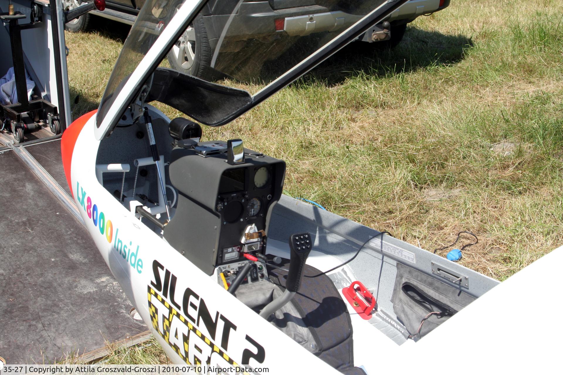 35-27, 2009 Alisport Silent 2 Targa C/N 2039, Balatonfökajár UL Airfield, Hungary - Ultralight day. - Cocpit