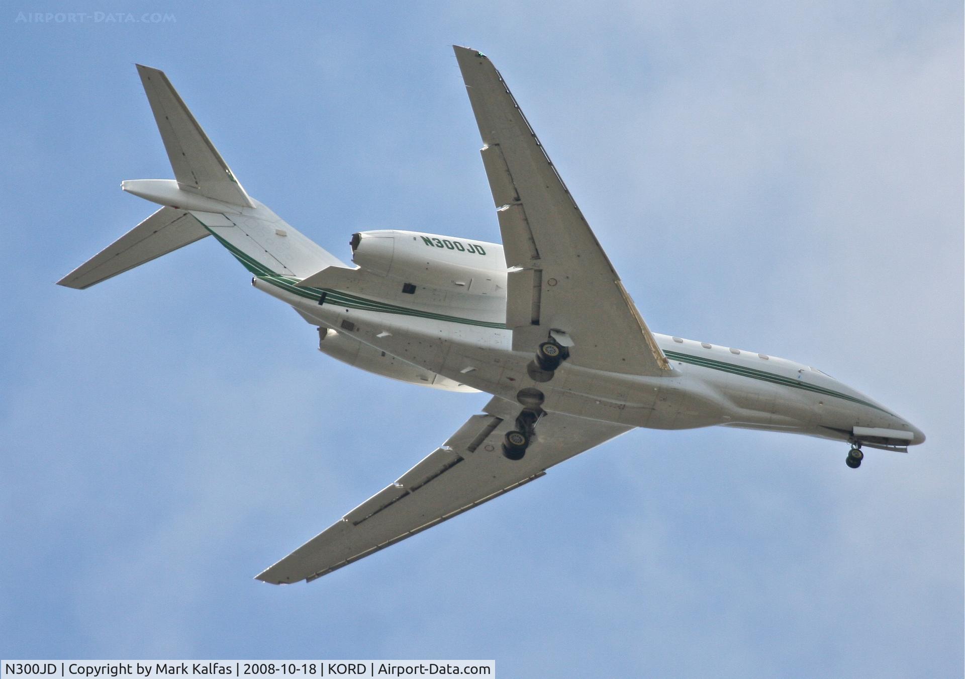N300JD, 2002 Cessna 750 Citation X Citation X C/N 750-0202, John Deere Cessna 750 Citation X, N300JD 4R approach KORD.