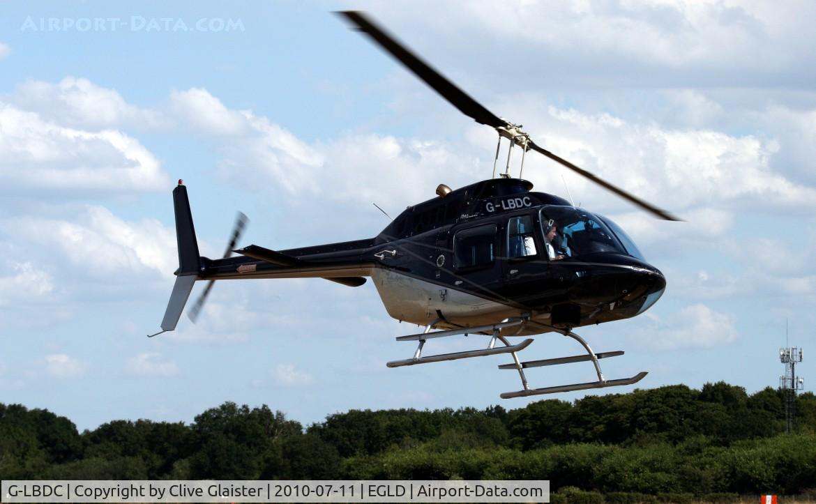 G-LBDC, 1984 Bell 206B JetRanger III C/N 3806, Ex: N3186Z>N206JG>JA9448>N509KK>N206GF>G-LBDC
Owned by: FRESHAIR UK LTD