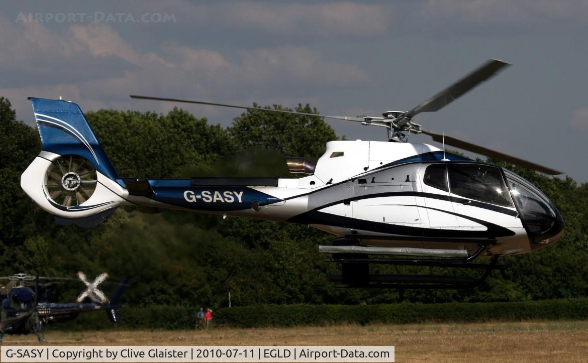G-SASY, 2009 Eurocopter EC-130B-4 (AS-350B-4) C/N 4760, Originally owned to, Opmas ApS in June 2009. Currently in private hands since July 2009.  