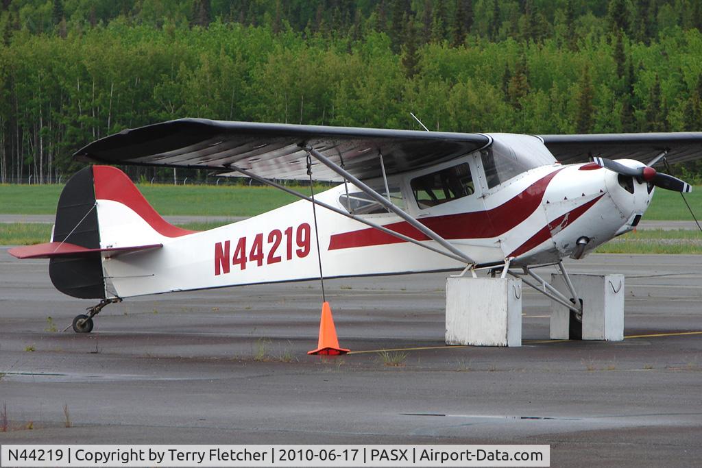 N44219, 1946 Taylorcraft BC12-D1 C/N 10019, 1946 Taylorcraft BC12-D1, c/n: 10019 at Soldotna