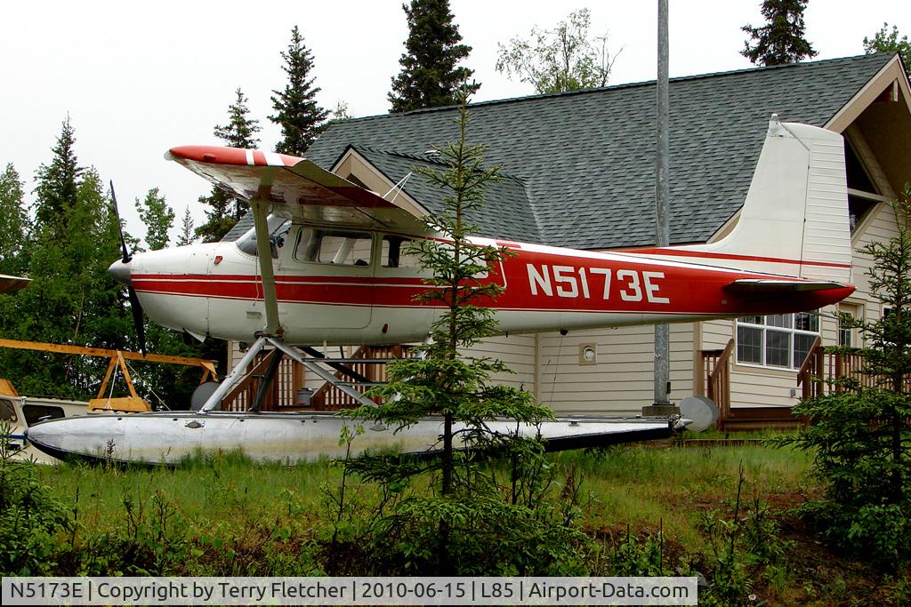 N5173E, 1959 Cessna 180B C/N 50473, 1959 Cessna 180B, c/n: 50473 on the shores of Lake Mackey, Soldotna