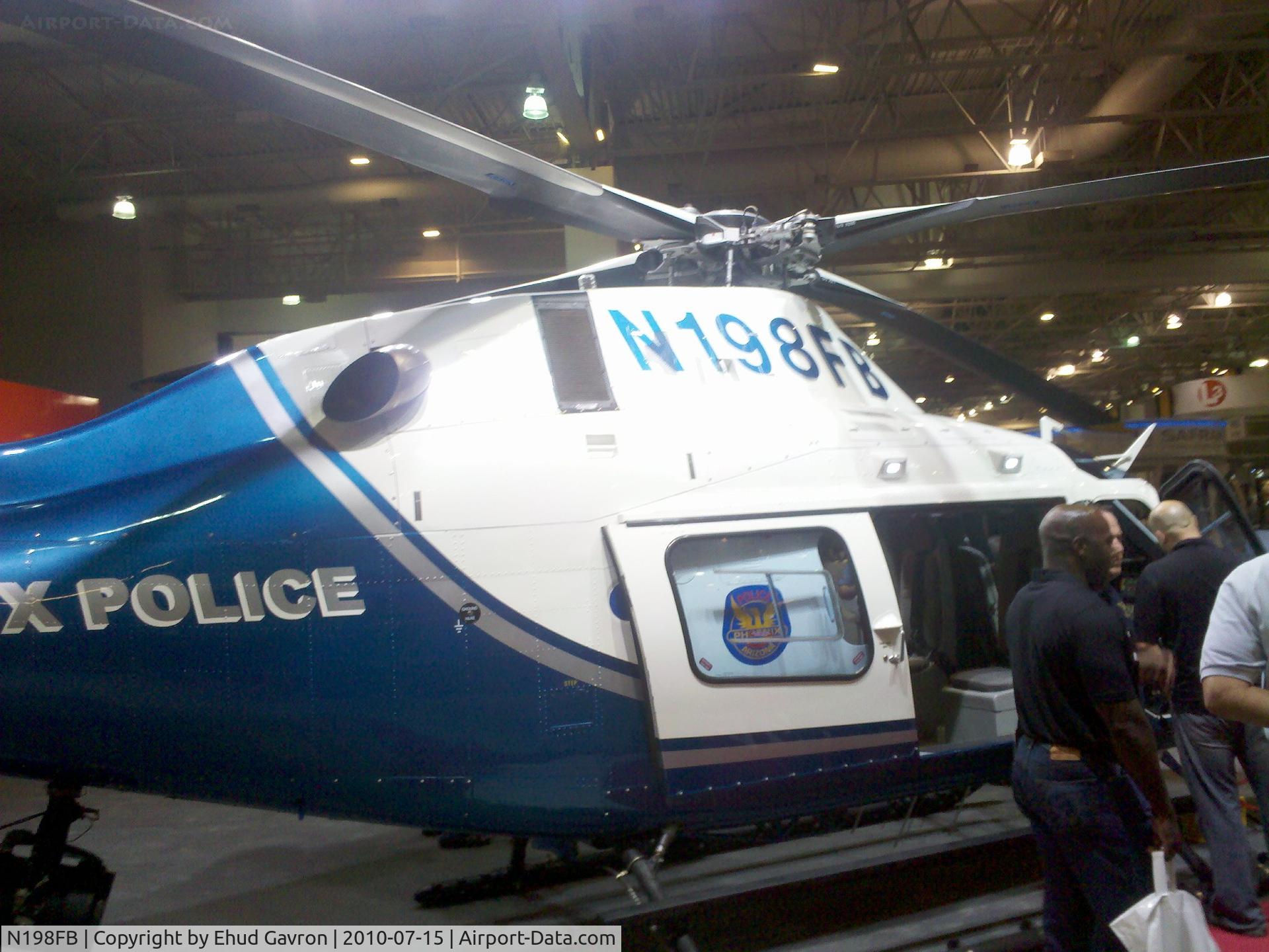 N198FB, 2006 Agusta A-119 C/N 14509, Phoenix Police helicopter on display at the Airborne Law Enforcement Assocation convention, Tucson Convention Center, Tucson AZ.