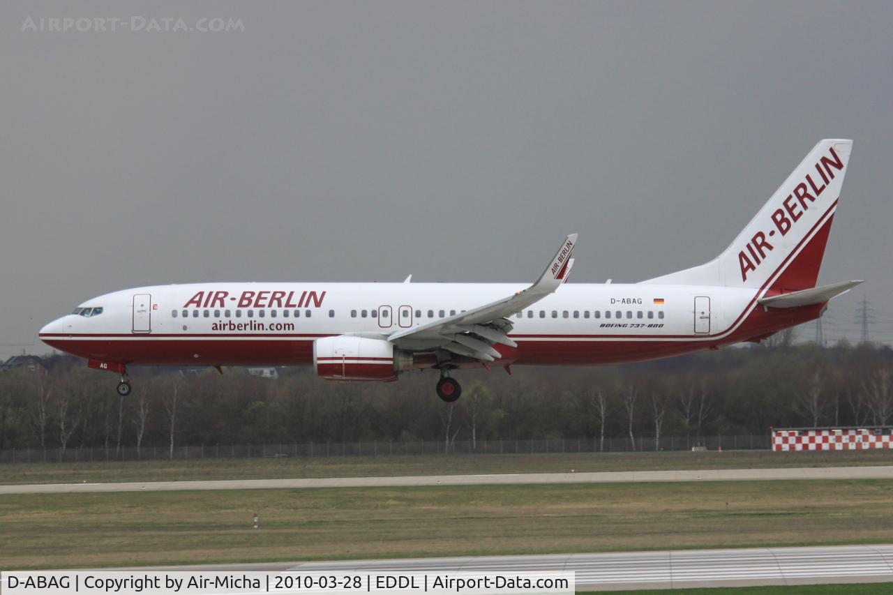 D-ABAG, 2001 Boeing 737-86J C/N 30879, Air Berlin, Boeing 737-86J (WL), CN: 30879/871
