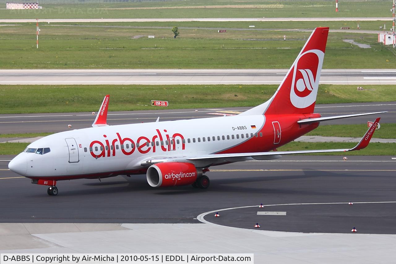 D-ABBS, 2001 Boeing 737-76N C/N 28654, Air Berlin, Boeing 737-76N (WL), CN: 28654/986
