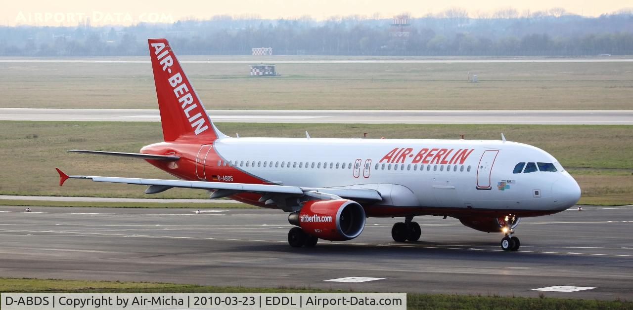 D-ABDS, 2007 Airbus A320-214 C/N 3289, Air Berlin, Airbus A320-214, CN: 3289