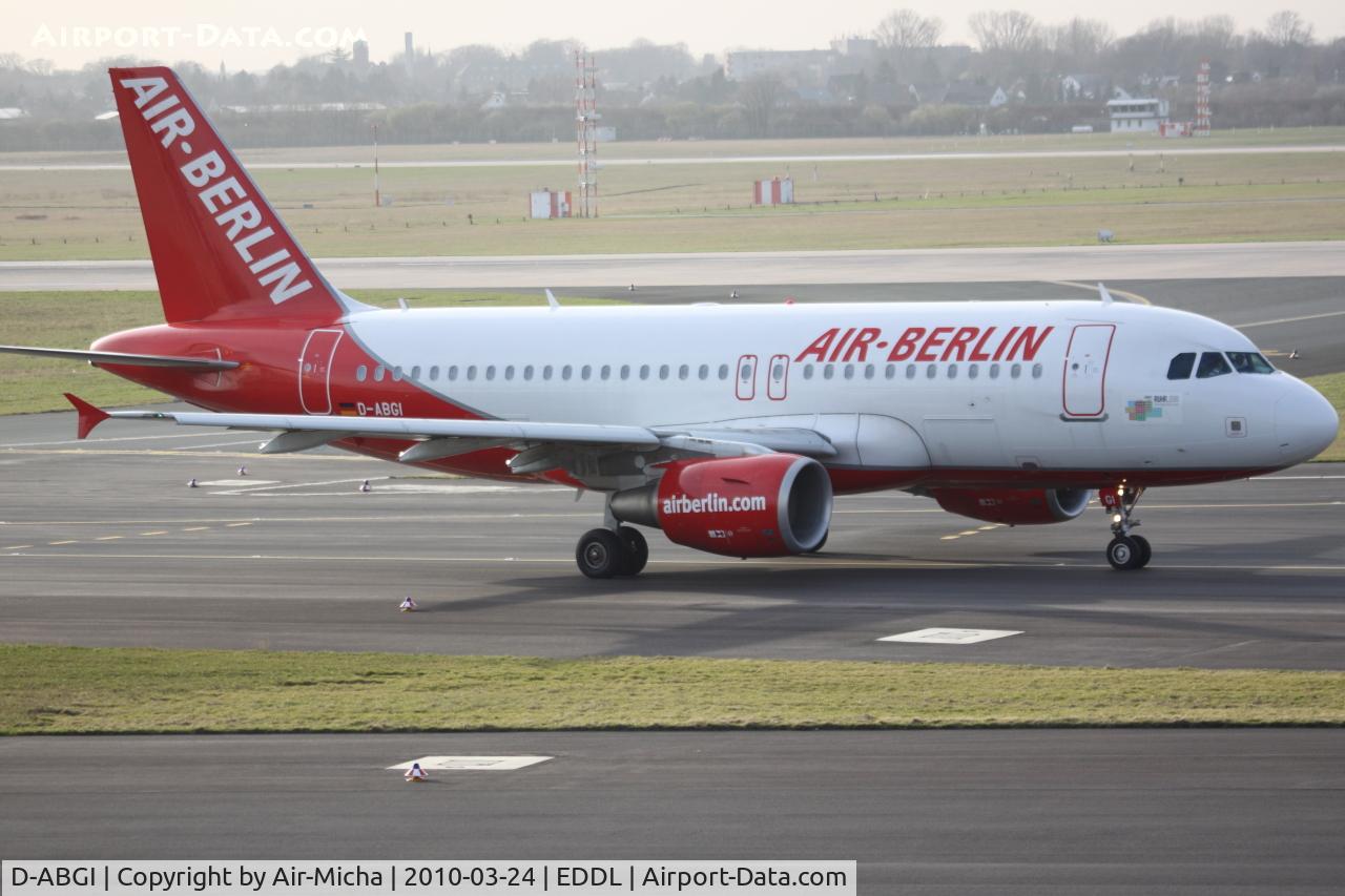 D-ABGI, 2007 Airbus A319-112 C/N 3346, Air Berlin, Airbus A319-112, CN: 3346