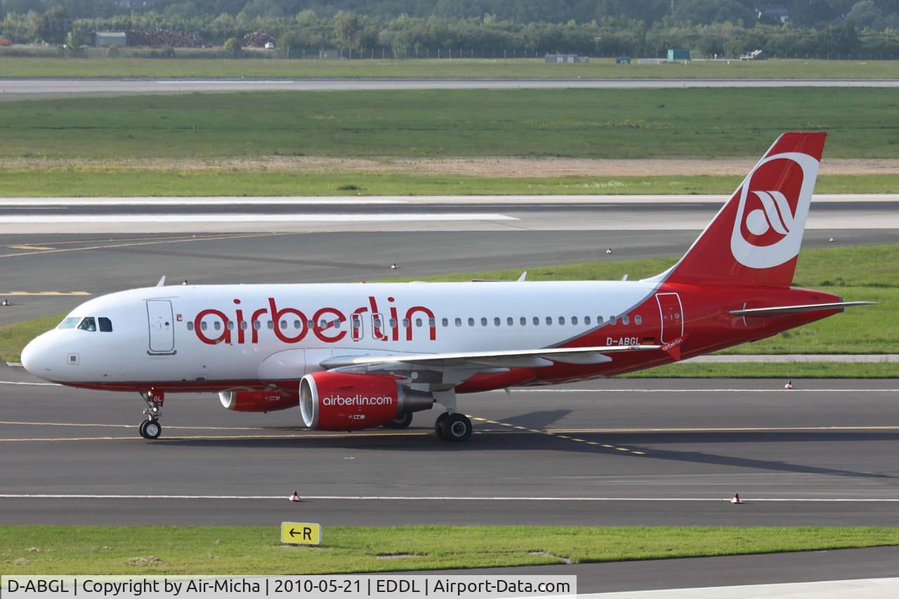 D-ABGL, 2008 Airbus A319-112 C/N 3586, Air Berlin, Airbus A319-112, CN: 3586