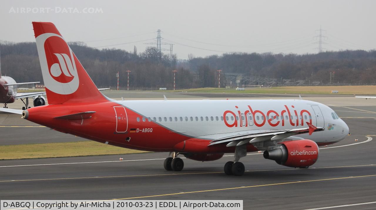 D-ABGQ, 2008 Airbus A319-112 C/N 3700, Air Berlin, Airbus A319-112, CN: 3700