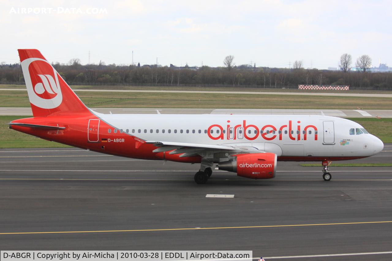 D-ABGR, 2008 Airbus A319-112 C/N 3704, Air Berlin, Airbus A319-112, CN: 3704