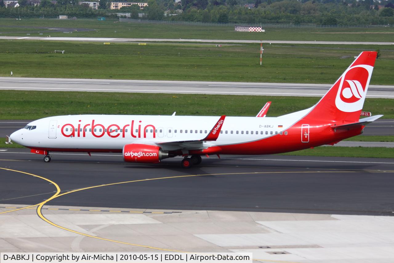 D-ABKJ, 2010 Boeing 737-86J C/N 37749, Air Berlin, Boeing 737-86J, CN: 37749/3176