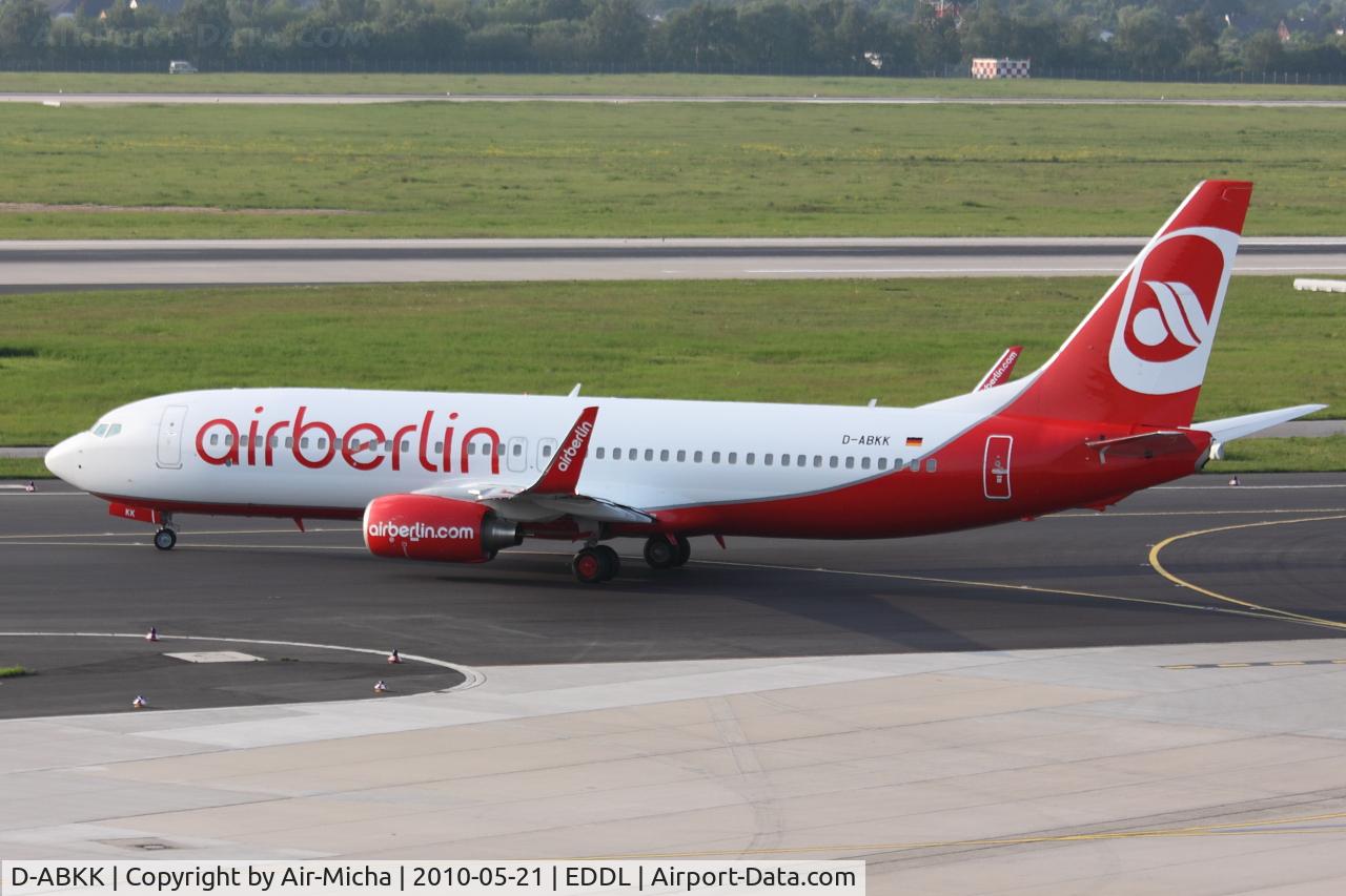 D-ABKK, 2010 Boeing 737-86J C/N 37753, Air Berlin, Boeing 737-86J (WL), CN: 37753/3261