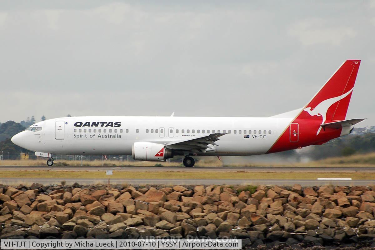VH-TJT, 1993 Boeing 737-476 C/N 24445, At Sydney