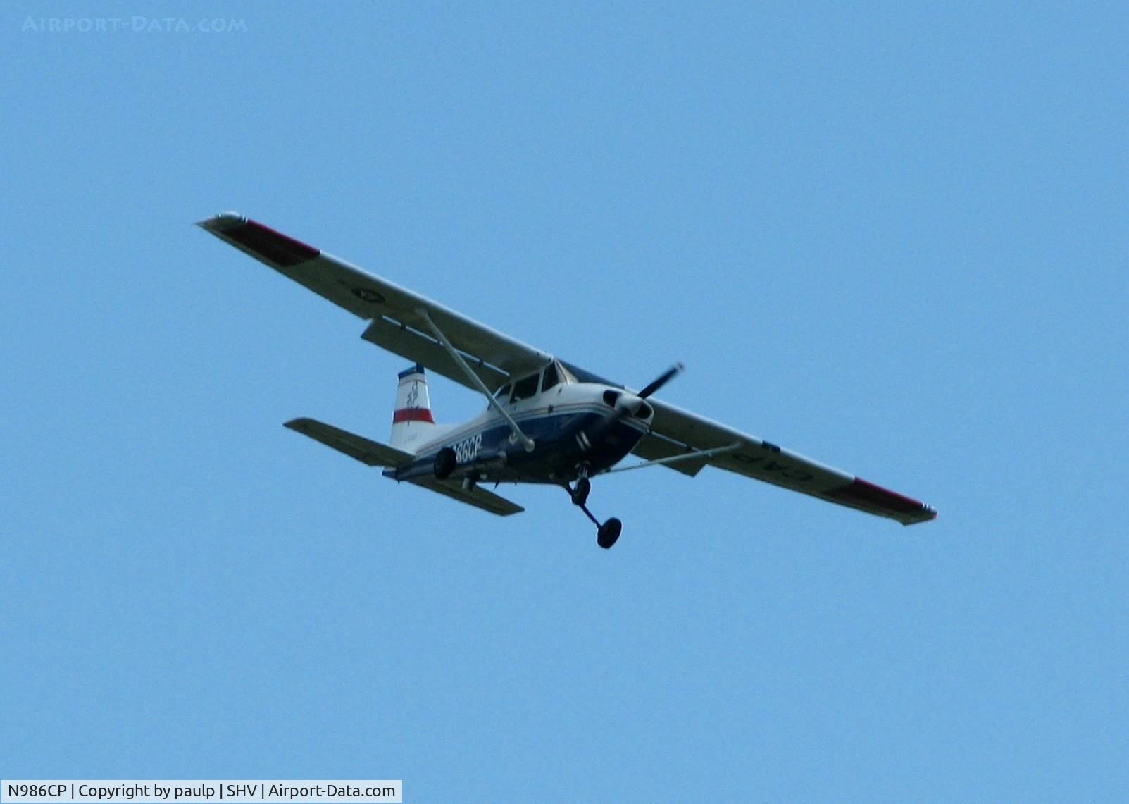 N986CP, 1997 Cessna 172R C/N 17280236, Landing at Shreveport Regional.
