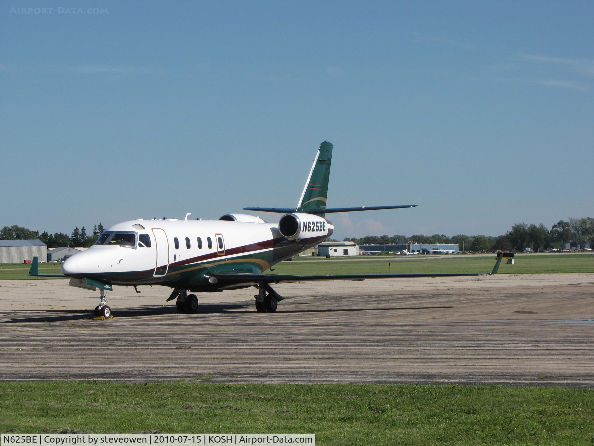 N625BE, 2000 Israel Aircraft Industries IAI-1125A Astra SPX C/N 125, Basler Ramp Oshkosh WI