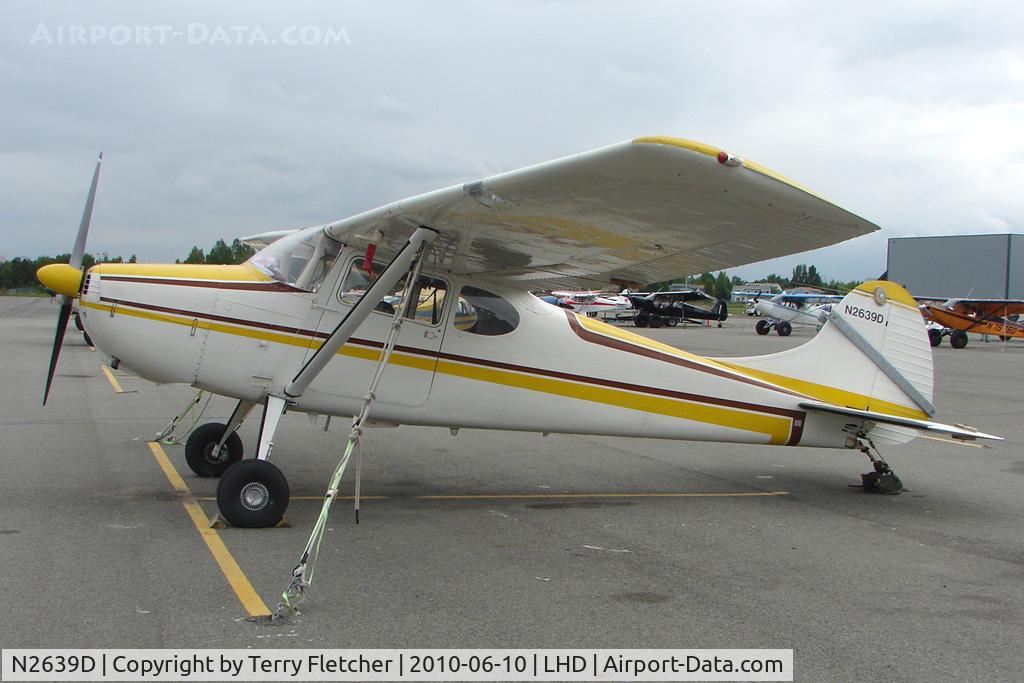 N2639D, 1952 Cessna 170B C/N 20791, 1952 Cessna 170B, c/n: 20791 at Lake Hood