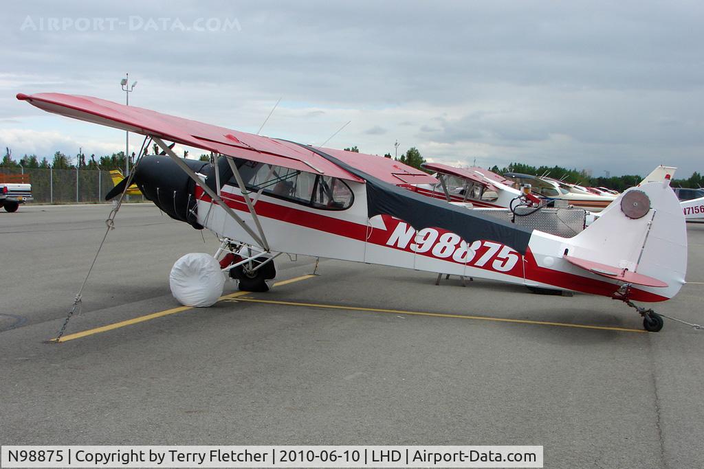 N98875, 1946 Piper J3C-65 Cub Cub C/N 19135, 1946 Piper J3C-65, c/n: 19135 at Lake Hood