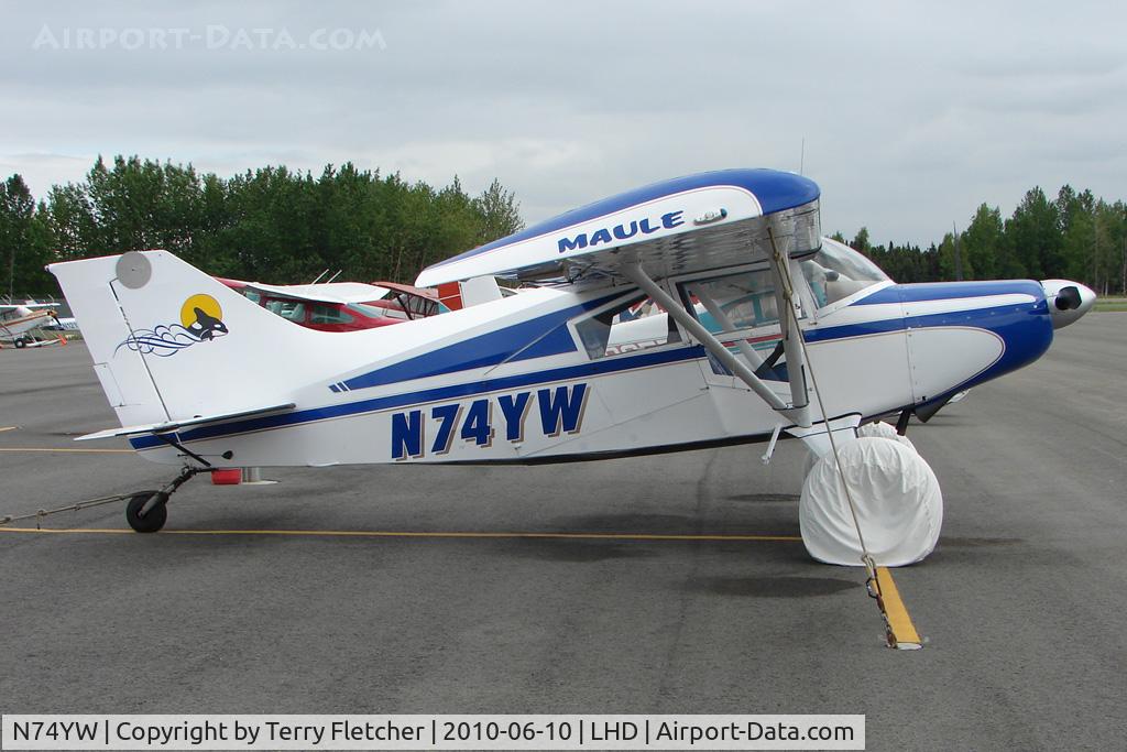 N74YW, 1974 Maule M-5-210C Strata Rocket C/N 6044C, 1974 Maule M-5-210C, c/n: 6044C at Lake Hood