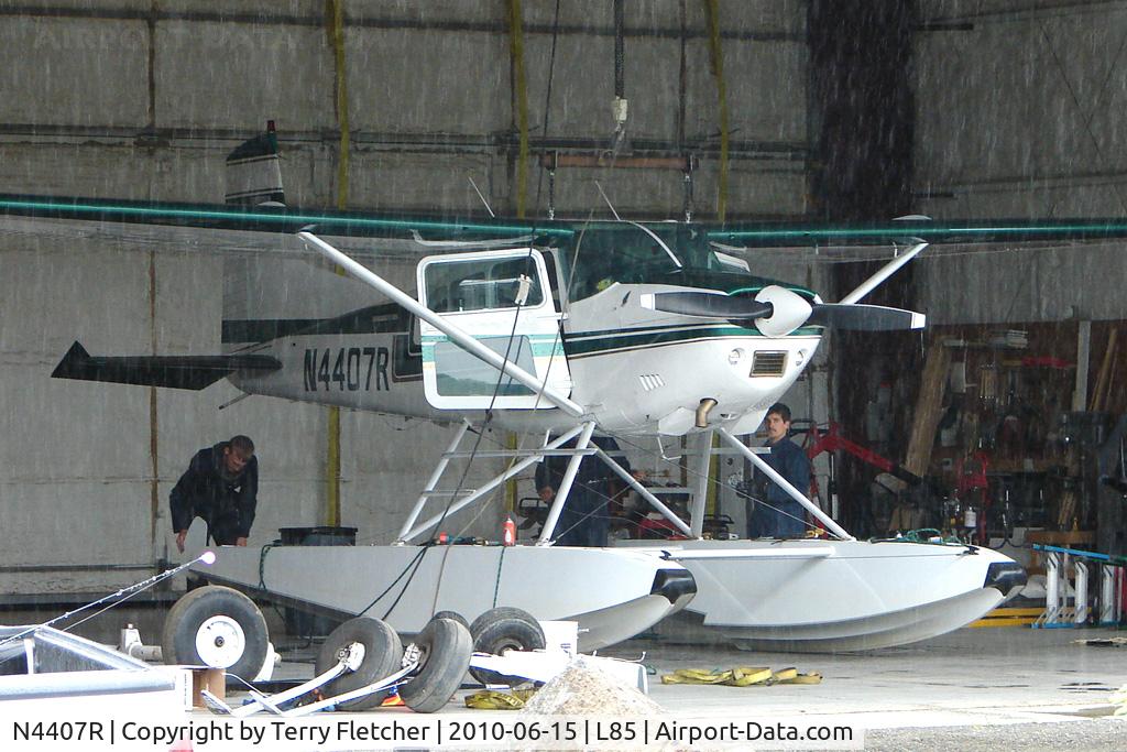 N4407R, 1976 Cessna A185F Skywagon 185 C/N 18502946, 1976 Cessna A185F, c/n: 18502946 at Mackey Lake Soldotna